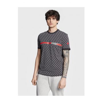 Tricou barbati  negru - bumbac -