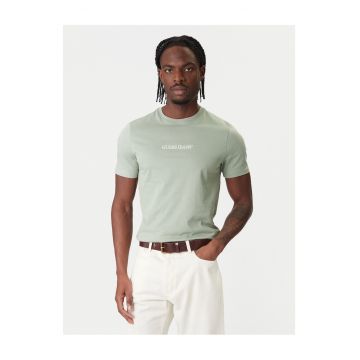 Tricou barbati  verde - bumbac