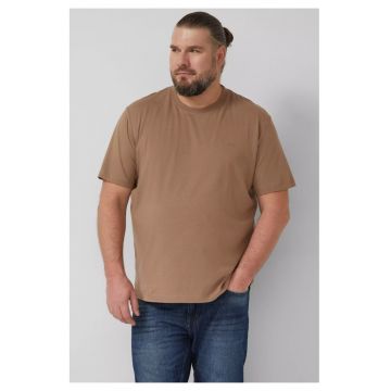 Tricou cu decolteu la baza gatului - Maro