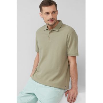 Tricou polo cu model uni - Kaki