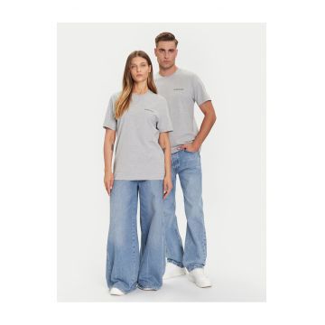 Tricou unisex  gri - bumbac -