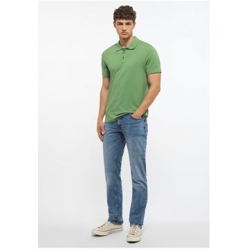 Blugi Barbati -  Washington - Slim Fit - Talie Medie - Fermoar - Lungi - 5 Buzunare - Bumbac - W36-L32 - Albastru