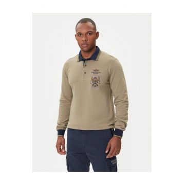 Bluza barbati  kaki - bumbac