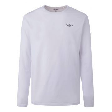 Bluza cu imprimeu logo Original Basic - Alb