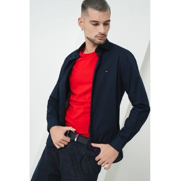 Camasa slim fit din amestec de bumbac