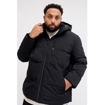 Geaca cu guler inalt - Negru