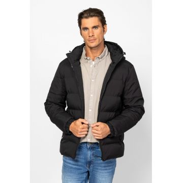 Geaca matlasata cu vatelina - Negru