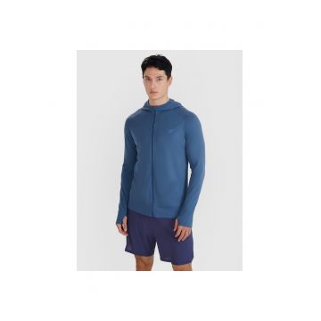 Hanorac sport pentru barbati  alergare montana - uscare rapida - bleumarin - material sintetic