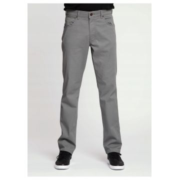 Pantaloni barbati  Greensboro - gri - material bumbac-elastan - croiala dreapta -