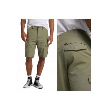 Pantaloni scurti barbati  Cargo - verde - bumbac -