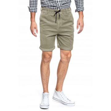 Pantaloni scurti barbati  Palm Beach Shorts - slim fit - verde - bumbac-elastan -
