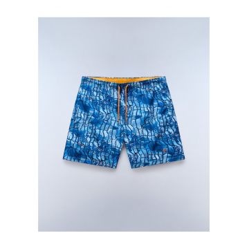 Pantaloni scurti de baie cu talie ajustabila Inuvik - Albastru