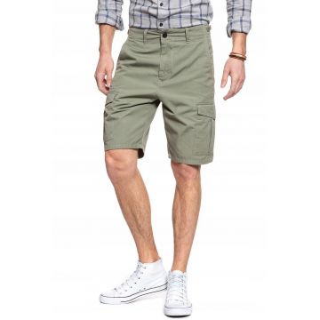 Pantaloni scurti  FATIGUE SHORT - verde - bumbac