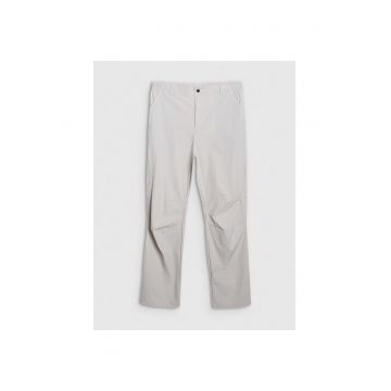 Pantaloni trekking barbati  uscare rapida - alb