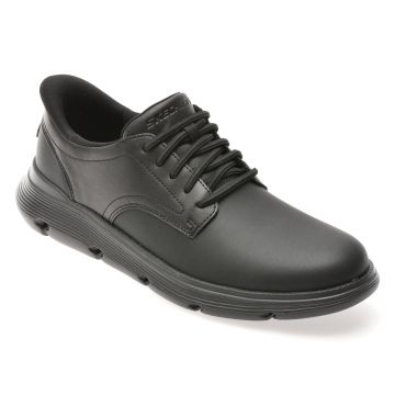 Pantofi SKECHERS negri, GARZA, din piele naturala