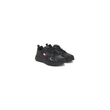 Pantofi sport pentru barbati -  305553119 - piele ecologica - negru