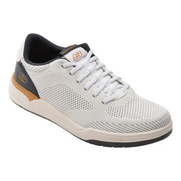 Pantofi sport SKECHERS albi, CORLISS, din material textil