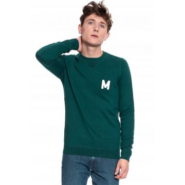 Pulover barbati  EMIL - casual - confortabil - verde - bumbac