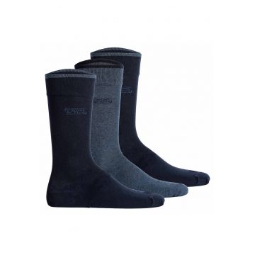 Set de sosete lungi - 3 perechi - Albastru