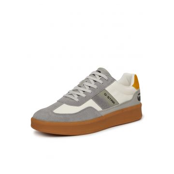 Tenisi barbati  gri - piele naturala
