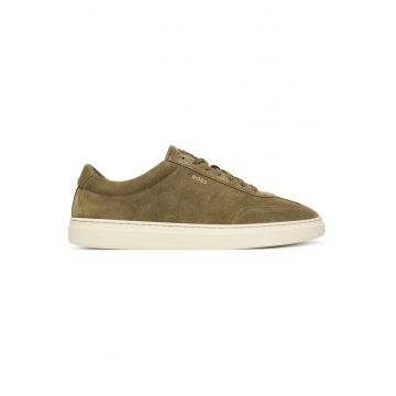 Tenisi  model 301 Kieran - piele naturala - verde inchis