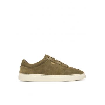 Tenisi  model 301 Kieran - piele naturala - verde inchis