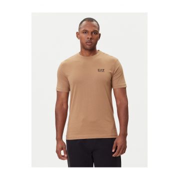 Tricou barbat -  maro - bumbac