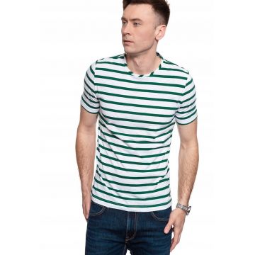 Tricou barbatesc  ALEX C Y/D STRIPES - multicolor - bumbac - regular fit -