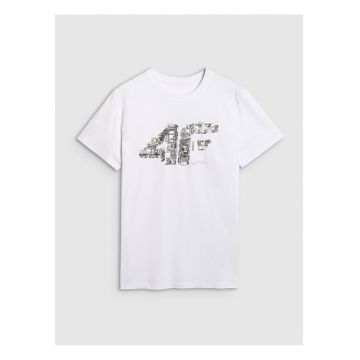 Tricou Barbati  Alb Bumbac SportStyle