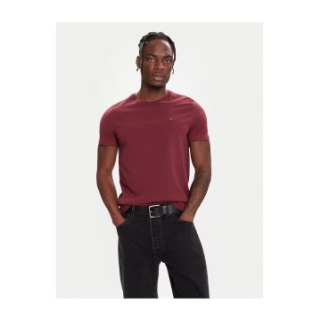 Tricou barbati  bordeaux - bumbac -