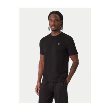 Tricou barbati  negru - bumbac - logo