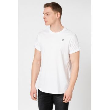 Tricou relaxed fit din bumbac organic D16396-B353 - Alb