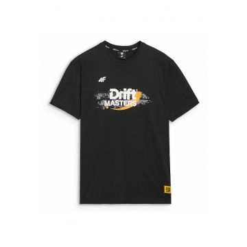 Tricou Unisex  Drift Masters - Bumbac - Drift - Negru