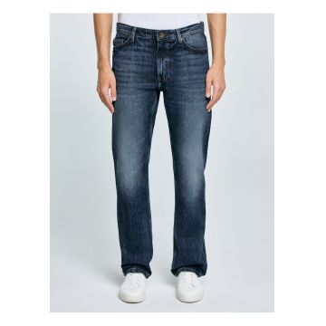 Blugi drepti cu aspect decolorat Colt