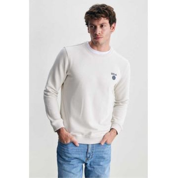 Bluza cu decolteu la baza gatului -  VALLEY - Alb - Alb