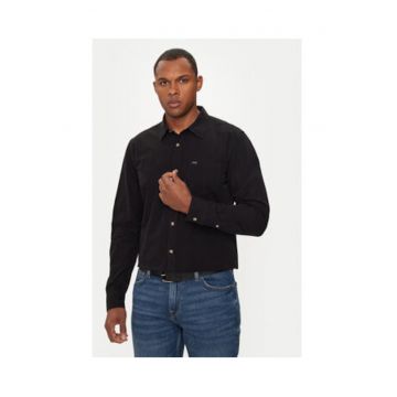 Camasa din bumbac cu buzunar aplicat