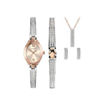 Ceas Barbati -  Classic S-2924G.76 - Set cu Pandantiv - bratara si cercei