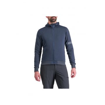 Hanorac ciclism barbati  Giara FW 2023 Bleumarin - Negru