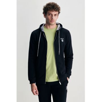 Hanorac cu fermoar -  HILGARD - Negru - Negru