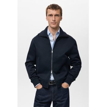 Jacheta-camasa cu buzunare laterale - Bleumarin