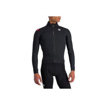 Jacheta ciclism barbati  Fiandre Pro - impermeabila - respirabila - negru - Negru