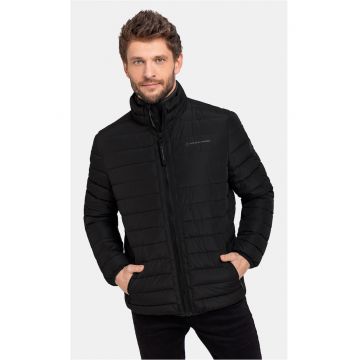 Jacheta di tranzitie matlasata - guler ridicat - sac de compresie - fibra Sorona -  J-Benz - Neagra - Negru