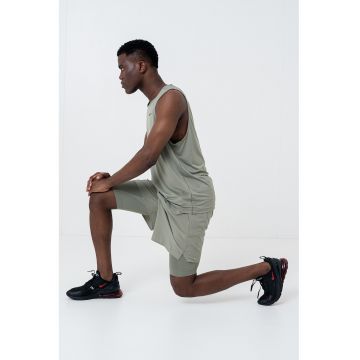 Pantaloni scurti cu tehnologie Dri-Fit - pentru fitness Unlimited - Verde pal