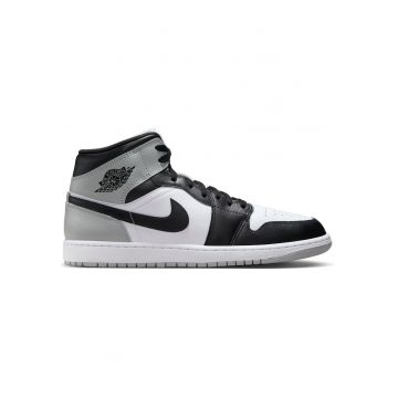 Pantofi sport  Air Jordan 1 Mid 48084 - Alb/Negru/Gri
