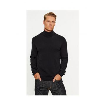 Pulover barbati -  100% lana virgina - negru -