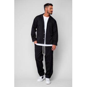 Set Camasa si pantalon lung Black 19825 - Negru