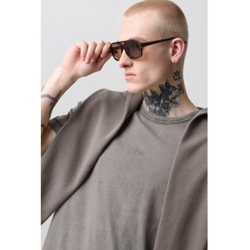 Tricou de bumbac Tokks - Maro inchis