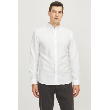 Camasa regular fit cu guler Oxford - Alb