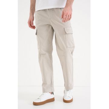 Pantaloni cargo regular fit - Grej
