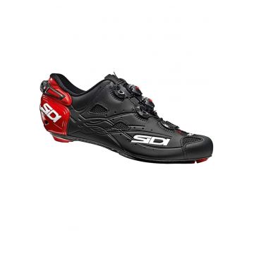 Pantofi ciclism sosea  Shot Matt-Rosu/Negru Mat-40 1/2